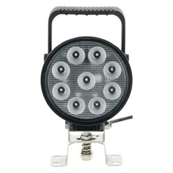Ignite Led Round Flood Beam Work lamp W/ Handle & Switch 5,100 Lumens