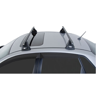 Rhino Rack Euro 2500 Black 2 Bar Fmp Roof Rack For BMW 3 Series E92 2Dr Coupe 10/06 To 05/14