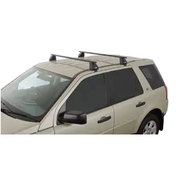 Rhino Rack Euro 2500 Black 2 Bar Roof Rack For Land Rover Freelander 2 5Dr 4Wd 06/07 On