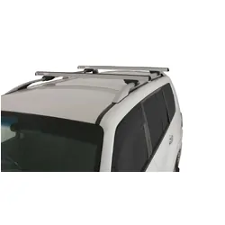 Rhino Rack Heavy Duty Cxb Silver 2 Bar Roof Rack For Nissan Pathfinder R52 4Dr 4Wd With Roof Rails - High 10/13 On