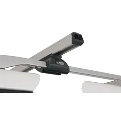 Rhino Rack Heavy Duty Cxb Silver 3 Bar Roof Rack For Mitsubishi Pajero Np 4Dr 4Wd With Roof Rails 11/02 To 10/06