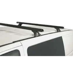 Rhino Rack Heavy Duty Rltf Trackmount Black 2 Bar Roof Rack For Hyundai Iload 2Dr Van 08 To 21