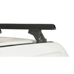 Rhino Rack Heavy Duty Rltf Trackmount Black 3 Bar Roof Rack For Hyundai Iload 2Dr Van 08 To 21