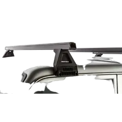 Rhino Rack Heavy Duty Rl150 Black 3 Bar Roof Rack For Toyota Landcruiser 76 Series 4Dr 4Wd 03/07 On