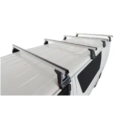 Rhino Rack Heavy Duty Rl150 Silver 4 Bar Roof Rack For Toyota Hiace Gen 4 2Dr Van 11/89 To 02/05