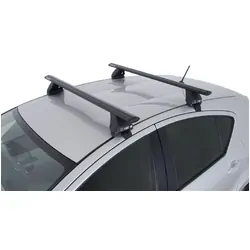 Rhino Rack Vortex 2500 Black 2 Bar Roof Rack For Toyota Prius C 5Dr Hatch 03/12 On