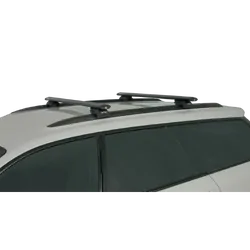 Rhino Rack Vortex Sx Black 2 Bar Roof Rack For Subaru Outback 3Rd Gen 4Dr Wagon With Roof Rails 09/03 To 08/09