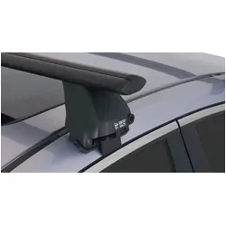 Rhino Rack Vortex 2500 Black 2 Bar Roof Rack For Mazda Mazda 6 4Dr Sedan 08/02 To 01/08