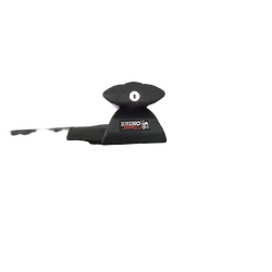 Rhino Rack Vortex Sx Black 2 Bar Roof Rack For Subaru Forester 5Dr Wagon With Roof Rails 07/02 To 02/08