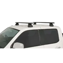 Rhino Rack Vortex 2500 Black 2 Bar Roof Rack For Mazda Bravo 2Dr Ute Freestyle Cab 11/02 To 11/06