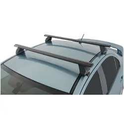 Rhino Rack Vortex 2500 Black 2 Bar Roof Rack For Mitsubishi Lancer Sportback Cj 4Dr Hatch 09/08 On