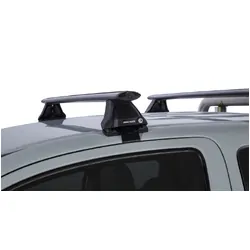 Rhino Rack Vortex 2500 Black 2 Bar Roof Rack For Toyota Hilux Gen 7 2Dr Ute Extra Cab 04/05 To 09/15