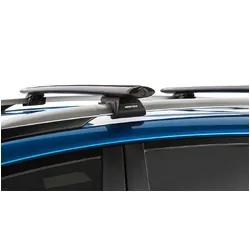 Rhino Rack Vortex Sx Black 2 Bar Roof Rack For Toyota Rav4 Gen 4, Xa40 5Dr Suv With Roof Rails 12/12 To 04/19