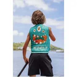 Jetpilot Cause Boys F/E Youth ECO Vest Green-3-4