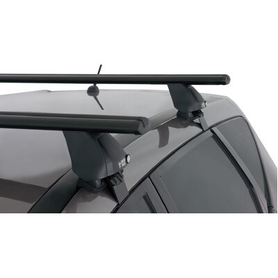 Rhino Rack Vortex 2500 Black 2 Bar Roof Rack For Nissan Murano 2Nd Gen Z51 5Dr Suv 01/09 To 06/15