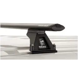 Rhino Rack Vortex Rltf Black 3 Bar Roof Rack For Volkswagen Caravelle 7H 2Dr Van Swb (Low Roof) 04/08 To 11/15