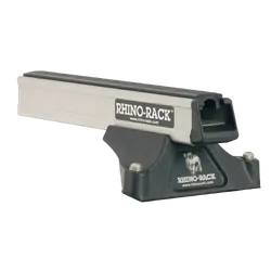 Rhino Rack Heavy Duty Rltp Silver 2 Bar Roof Rack For Ford Transit Custom 2Dr Van Swb 02/14 On