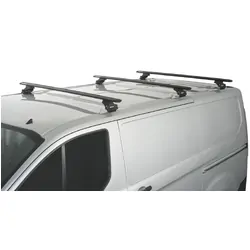 Rhino Rack Vortex Rltp Black 3 Bar Roof Rack For Ford Transit Custom 2Dr Van Swb 02/14 On
