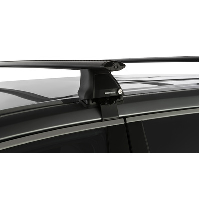 Rhino Rack Vortex 2500 Black 2 Bar Roof Rack For Toyota Kluger (Gx) Gen3, Xu50 5Dr Suv Bare Roof 03/14 To 21