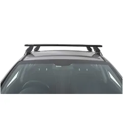Rhino Rack Vortex 2500 Black 2 Bar Roof Rack For Kia Cerato 4Dr Sedan 08/13 To 05/18