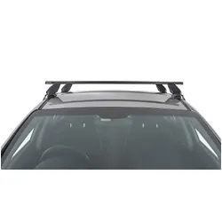 Rhino Rack Euro 2500 Black 2 Bar Roof Rack For Kia Cerato 4Dr Sedan 08/13 To 05/18