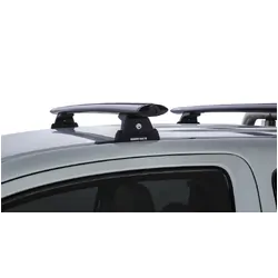 Rhino Rack Vortex Rlt600 Trackmount Black 2 Bar Roof Rack For Toyota Hilux Gen 7 2Dr Ute Extra Cab 04/05 To 09/15