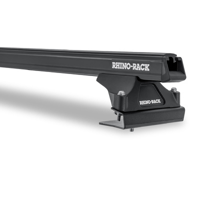 Rhino Rack Heavy Duty Rltp Black 1 Bar Roof Rack For Ford Transit 2Dr Van Lwb (Mid/High Roof) 01/14 On
