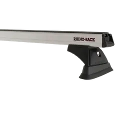 Rhino Rack Heavy Duty Rch Silver 1 Bar Roof Rack (Front) For Toyota Landcruiser 200 Series 5Dr 4Wd 07 To 21