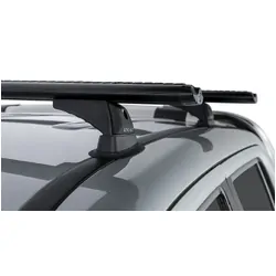 Rhino Rack Vortex Rch Black 2 Bar Roof Rack For Volkswagen Amarok 2H 4Dr Ute Dual Cab 02/11 On