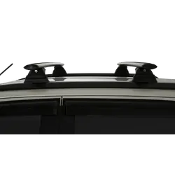 Rhino Rack Vortex Rcl Black 2 Bar Roof Rack For Isuzu D-Max Gen3, (X-Terrain) 4Dr Ute Crew Cab (With Flush Rails) 20 On