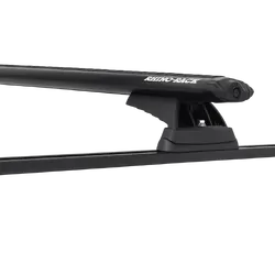 Rhino Rack Vortex Rcl Trackmount Black 2 Bar Roof Rack For Mazda 626 5Dr Wagon 01/88 To 02/95