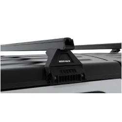 Rhino Rack Heavy Duty Rl110 Black 3 Bar Roof Rack For Jeep Wrangler Jl 4Dr 4Wd Hard Top 04/19 On