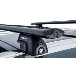 Rhino Rack Vortex Sx Black 2 Bar Roof Rack For Volvo Xc90 Gen2 5Dr Suv With Flush Rails 08/15 On