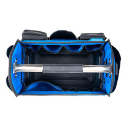 380Mm Hard Base Open Tote Swivel Handle Bag