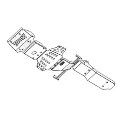 Heavy Duty Fuel Tank Guard to suit Toyota FJ Cruiser