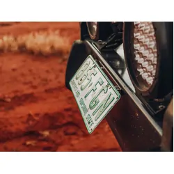 Flip-Up Number Plate Mounting Bracket