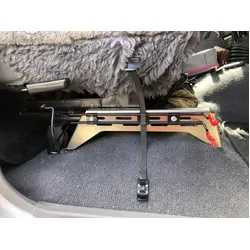 Fire Extinguisher Seat Mount to suit Toyota LandCruiser LC76 & 79 Dual Cab [RHS Driver AU]