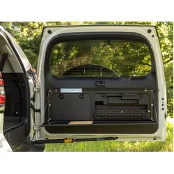 Rear Door Drop Down Table and Cage to suit Toyota Prado 150 / Lexus GX 460 [Undara Black]