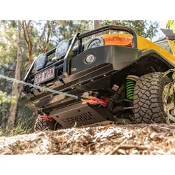 Recovery Tow Points to suit Toyota Prado 150, FJ Cruiser & 4Runner [Aramac Grey]