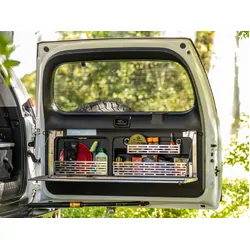 Rear Door Utensil Cage to suit Toyota Prado 150 / Lexus GX 460 [Natural Stainless]