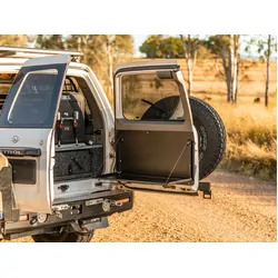 Rear Door Drop Down Table & Door Cards to suit Nissan Patrol Y61 GU