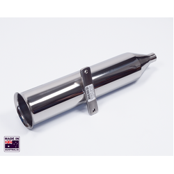 Hookem Single Live Bait Tube - 3" (75mm) Flared - Straight