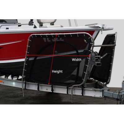 Oceansouth Trailer Stone Guard Type A 1520mm x 900 mm