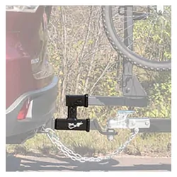 Dual Hitch Receiver Extension - Solid Shank 3500Kg