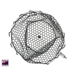 Hookem Net With Offset Head - Rubberized - 1Mtr Handle - Ideal For Estuary & Squid
