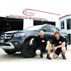 Airbag Man Full Air Suspension Kit For Nissan Navara D23 Dual Cab Coil - Rear 4X2, 4X4 Series 5 20-22 - Raised