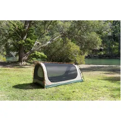 Oztent DS-2 Pitch Black Double Dome Swag