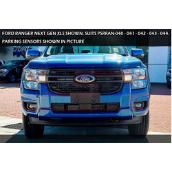 PSR Ambush Bar Ford Ranger Next Gen Ambush Satin Black Single Hoop Bar, Pre-Runner Infill (No Body Lift), Slimline Black Fairlead, XL