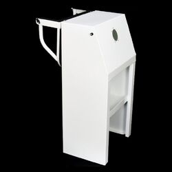 Prowave Boat Centre Console 500W X 350D X 1380H & Folding Windscreen - White
