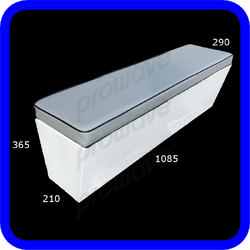 Prowave Aluminium Boat Bench Seat Or Lounge 1050L X 290W X 365H - Grey